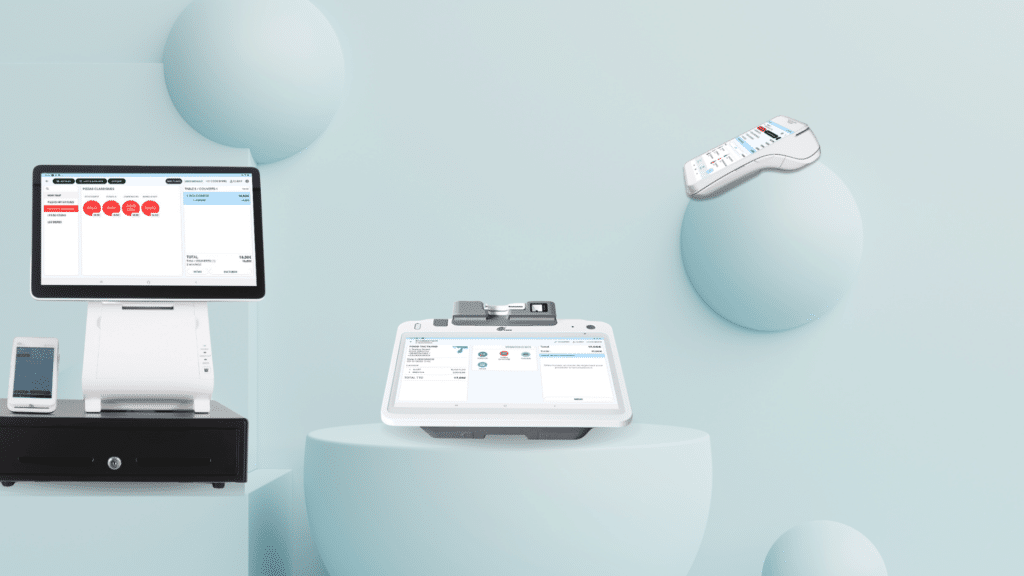 Solutions d'encaissement : caisse tactilPad tout en un avec TPE intégré